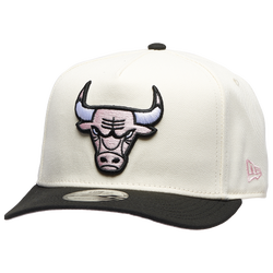 Adult - New Era Bulls 9FIFTY A-Frame 50th Anniversary Retro Cap - Chrome/Black/Pink