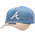 New Era Braves 9FORTY A-Frame Cap - Adult Faded Blue/Caramel