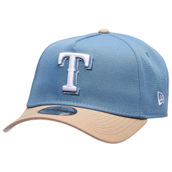 Adult - New Era Rangers 9FORTY A-Frame Cap - Caramel/Faded Blue