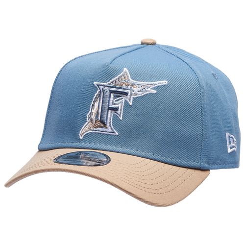 New Era Miami Marlins  Marlins 9forty A-frame Cap In Blue