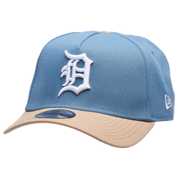 Adult - New Era Tigers 9FORTY A-Frame Cap - Faded Blue/Caramel