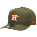 New Era Houston Astros 50th 9FIFTY A-Frame Curve Cap - New Era New Olive/Orange