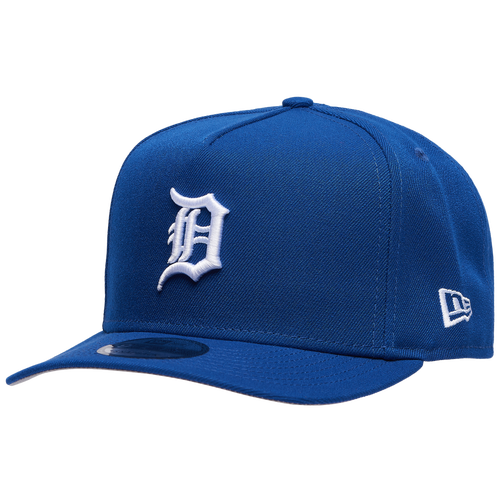  - New Era Tigers 50th Anniversary 9FIFTY A-Frame Curve Cap - Light Royal/White