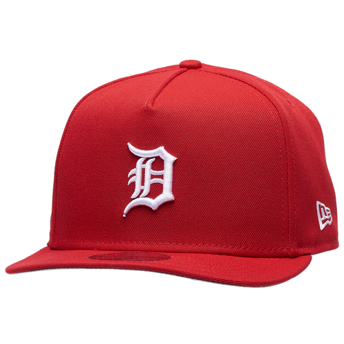 MENS - New Era Detroit Tigers Standard 9FIFTY A-Frame Curve Cap - Scarlet/White