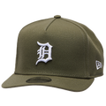 New Era Detroit Tigers Standard 9FIFTY A-Frame Cap - New Era New Olive/White