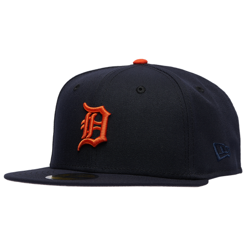 MENS - New Era Detroit Tigers 1984 World Series 59FIFTY Cap - Navy/Orange
