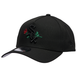 Men's - New Era White Sox Bob Rose 9FORTY A-Frame Cap - Black/Black
