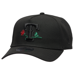 Men's - New Era Rangers Bob Rose 9FORTY A-Frame Cap - Black/Black