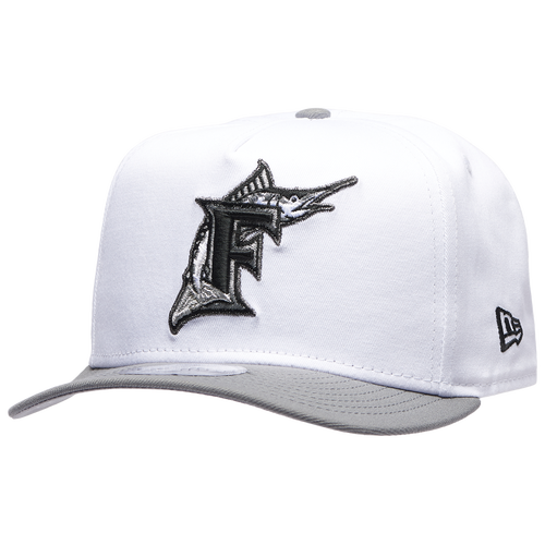  - New Era Marlins 950AF Curve 10th Anniversary Cap - Navy/Gray