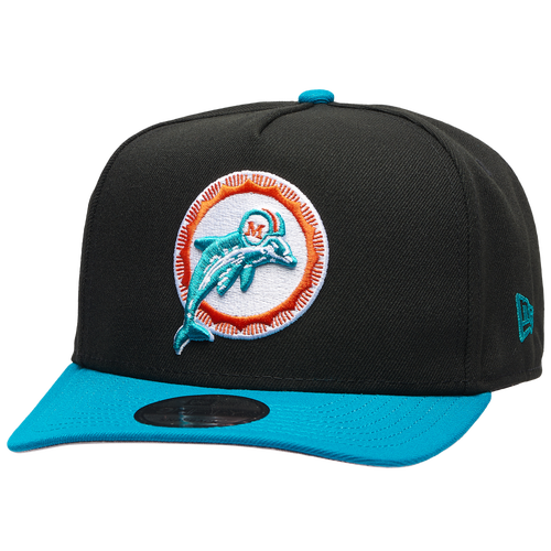  - New Era Dolphins 950AF 40th Anniversary Curve Cap - Black/Teal