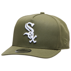 Men's - New Era White Sox 950AF 95th Anniversary Curve Cap - White/Olive