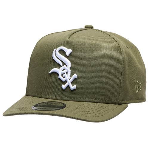  - New Era White Sox 950AF 95th Anniversary Curve Cap - White/Olive