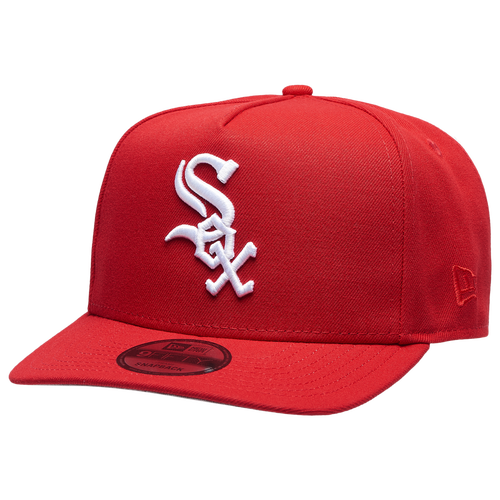  - New Era White Sox 950AF '05 World Series Curve Cap - Red/White