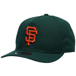Men's - New Era Giants 950AF 60th Anniversary Curve Cap - Green/Green