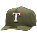 New Era Rangers 950AF '23 World Series Curve Cap - New Era Olive