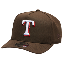 Men's - New Era Rangers 950AF FS Curve Cap - Brown/Brown