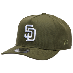 Men's - New Era Padres 950AF Curve Cap - Olive/Olive