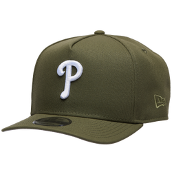 Men's - New Era Phillies 950AF Curve Cap - Olive/Olive