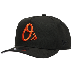 Men's - New Era Orioles 950AF 50th Anniversary Curve Cap - Black/Black