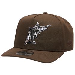 Men's - New Era Marlins 950AF '03 World Series Curve Cap - Brown/Brown