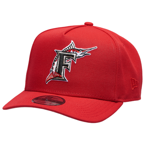 MENS - New Era Marlins 950AF 25th Anniversary WS Curve Cap - Red