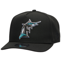Men's - New Era Marlins 950AF '03 World Series Champs Curve Cap - Black/Black