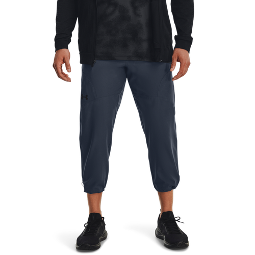 

Under Armour Mens Under Armour Unstoppable Crop Pant - Mens Downpour Gray/ Black Size S