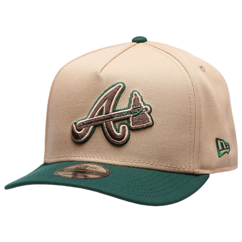 MENS - New Era Braves 9FIFTY A-Frame Curve 00 All-Star Game Cap - Camel/Dark Green