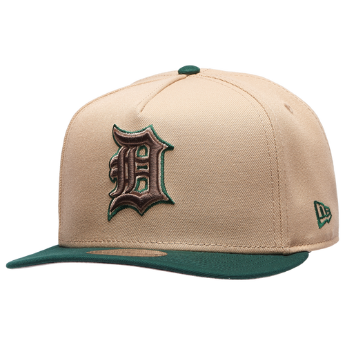 MENS - New Era Tigers 9FIFTY A-Frame Curve 05 All-Star Game Cap - Camel/Dark Green