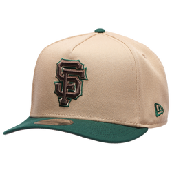 Men's - New Era Giants 9FIFTY A-Frame Curve 84 All-Star Game Cap - Camel/Dark Green