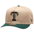 New Era Rangers 9FIFTY A-Frame Curve Cap - New Era Camel/Dark Green