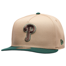 Men's - New Era Phillies 9FIFTY AF Curve 96 All-Star Game Cap - Camel/Dark Green