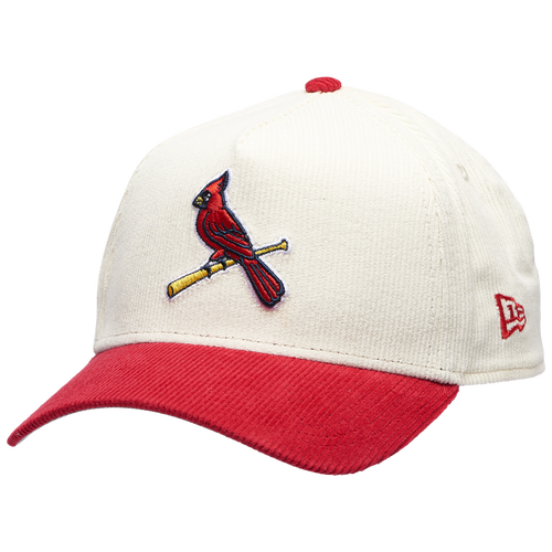 New Era Womens St. Louis Cardinals Cardinals 940 A Frame Cordory Cap - Adult - White / Red