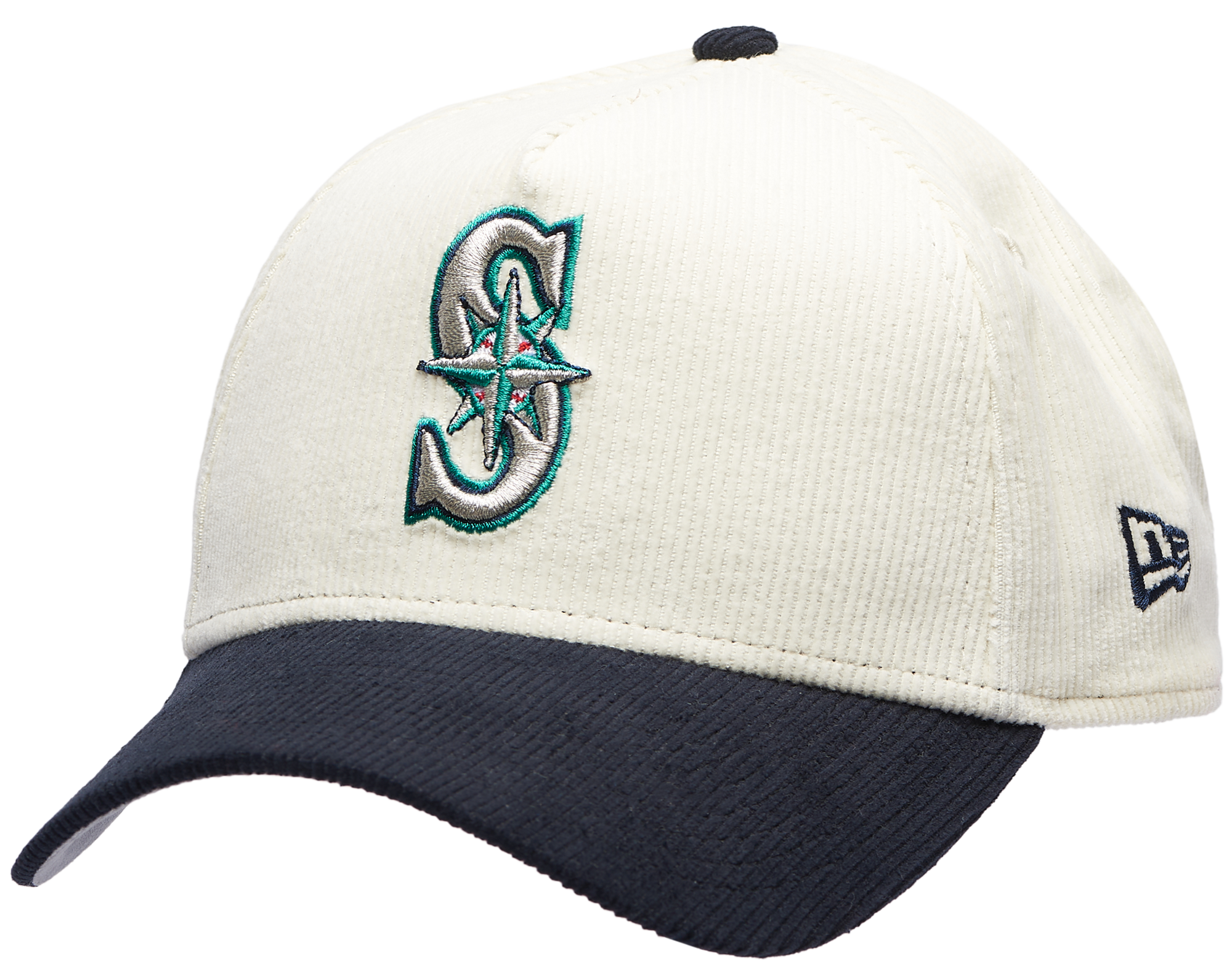 New Era Mariners 940 A Frame Corduroy Cap - Adult