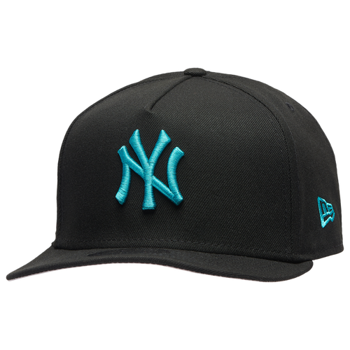  - New Era Yankees 9FIFTY A-Frame Curve 78 World Series Cap - Black/Teal
