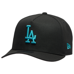 Men's - New Era Dodgers 9FIFTY A-Frame Curve 50th Cap - Black/Teal