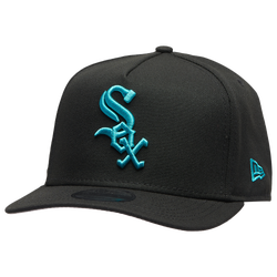 Men's - New Era White Sox 9FIFTY A-Frame Curve 125th Cap - Black/Teal