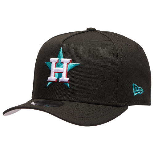  - New Era Astros 9FIFTY A-Frame Curve 60th Cap - Black/Teal