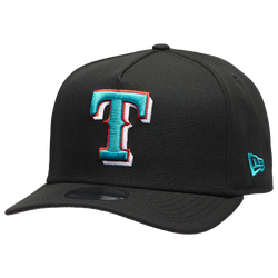 Men's - New Era Rangers 9FIFTY A-Frame Curve 23 World Series Cap - Black/Teal