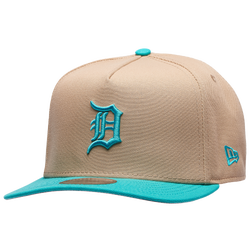 Men's - New Era Tigers 9FIFTY A-Frame Curve Cap - Camel/Teal