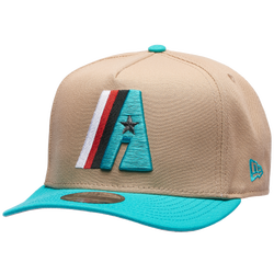 Men's - New Era Astros 9FIFTY A-Frame Curve Cap - Teal/Camel