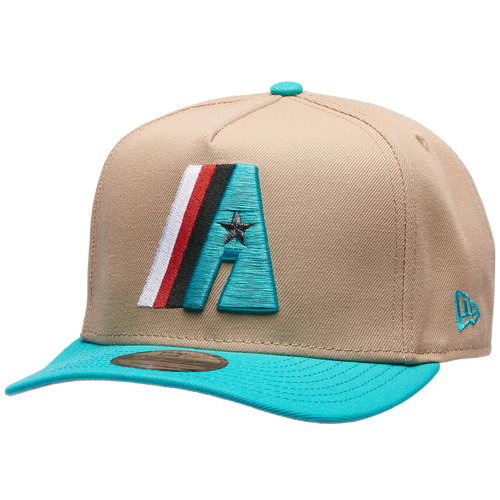 MENS - New Era Astros 9FIFTY A-Frame Curve Cap - Teal/Camel