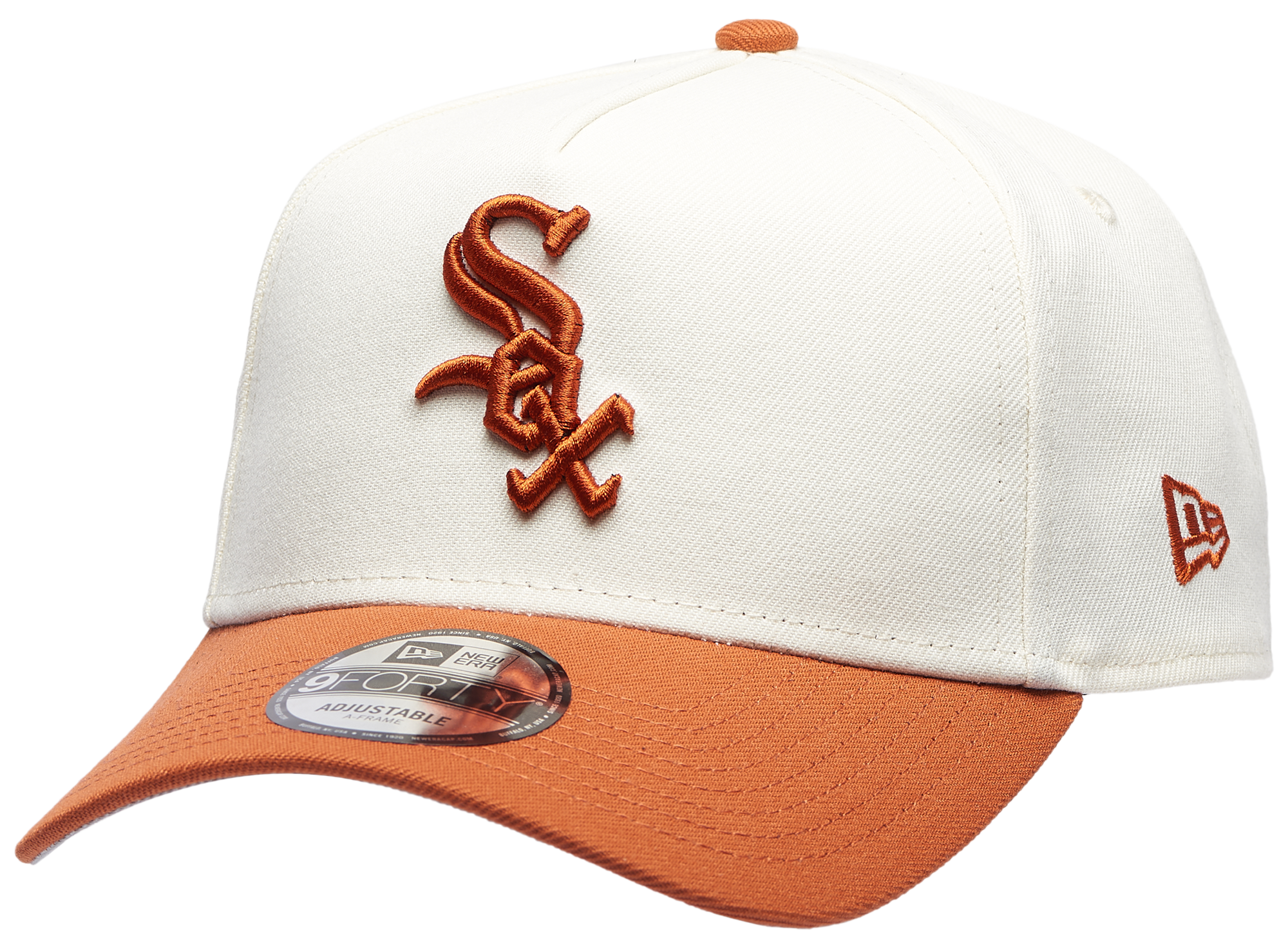 New Era White Sox 940 A Frame Rust Cap - Adult