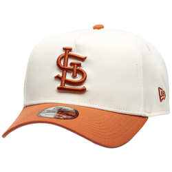 Adult - New Era Cardinals 940 A Frame Cap - White/Orange