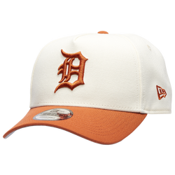 Adult - New Era Tigers 940 A Frame Rust Cap - Orange/Chrome