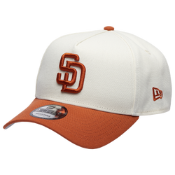 Adult - New Era Padres 940 A Frame Cap - White/Orange
