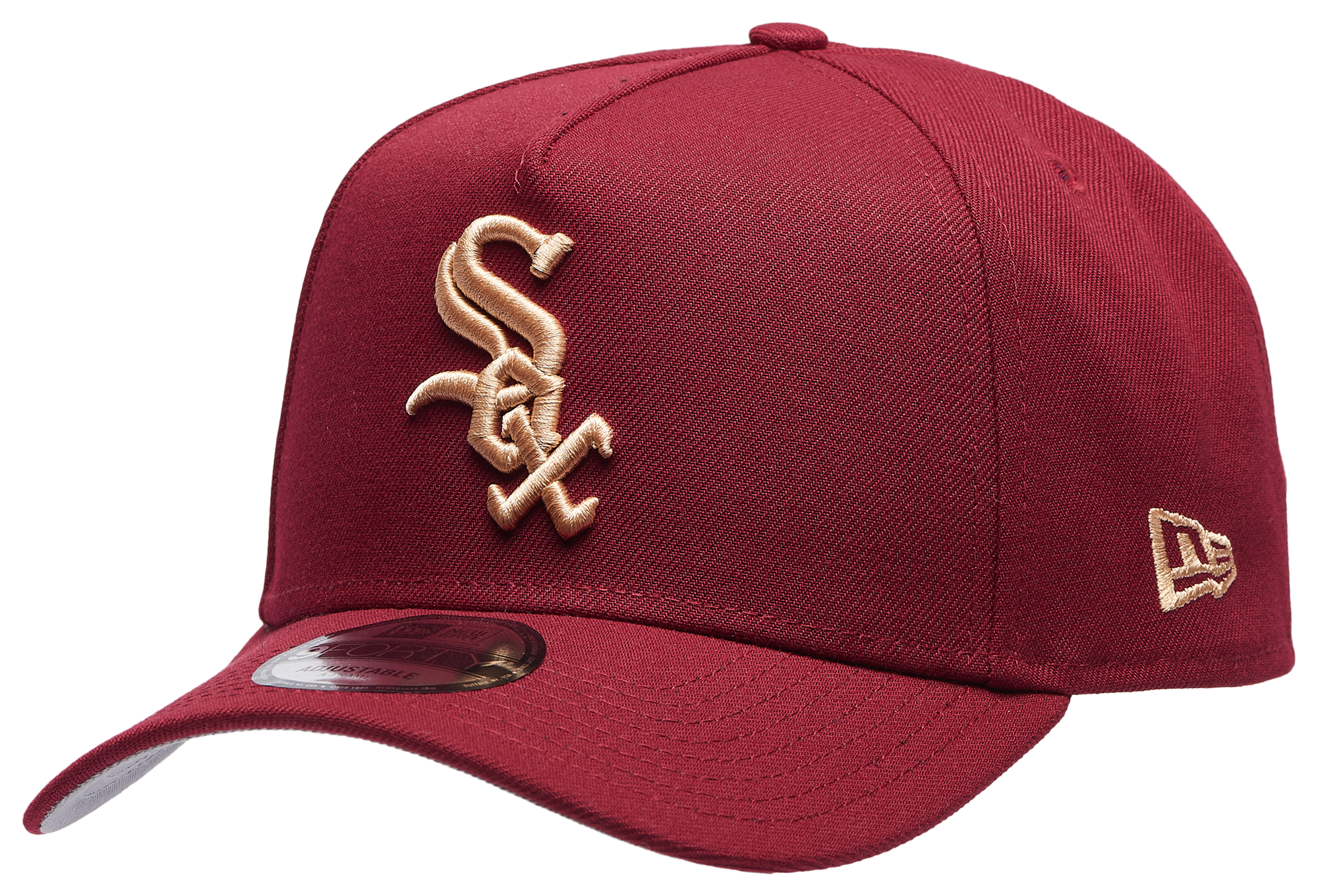 New Era White Sox 940 A Frame Cardinal Cap - Adult