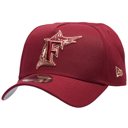 New Era Miami Marlins  Marlins 940 A Frame Cap In Red