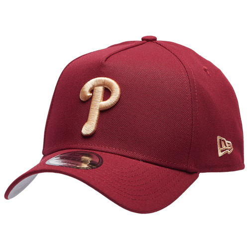 New Era Womens Philadelphia Phillies Phillies 940 A Frame Cap - Adult - Red
