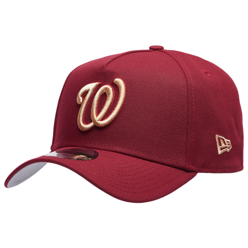 New Era Womens Washington Nationals Nationals 940 A Frame Cap - Adult - Red
